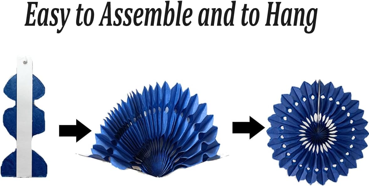 15pcs 6'' 8'' 10'' Green Paper Fans Decorations Round Tissue Paper Fans Hanging Paper Fans Set Party Paper Honeycomb Fans Decorations for Party Birthday Wedding Events