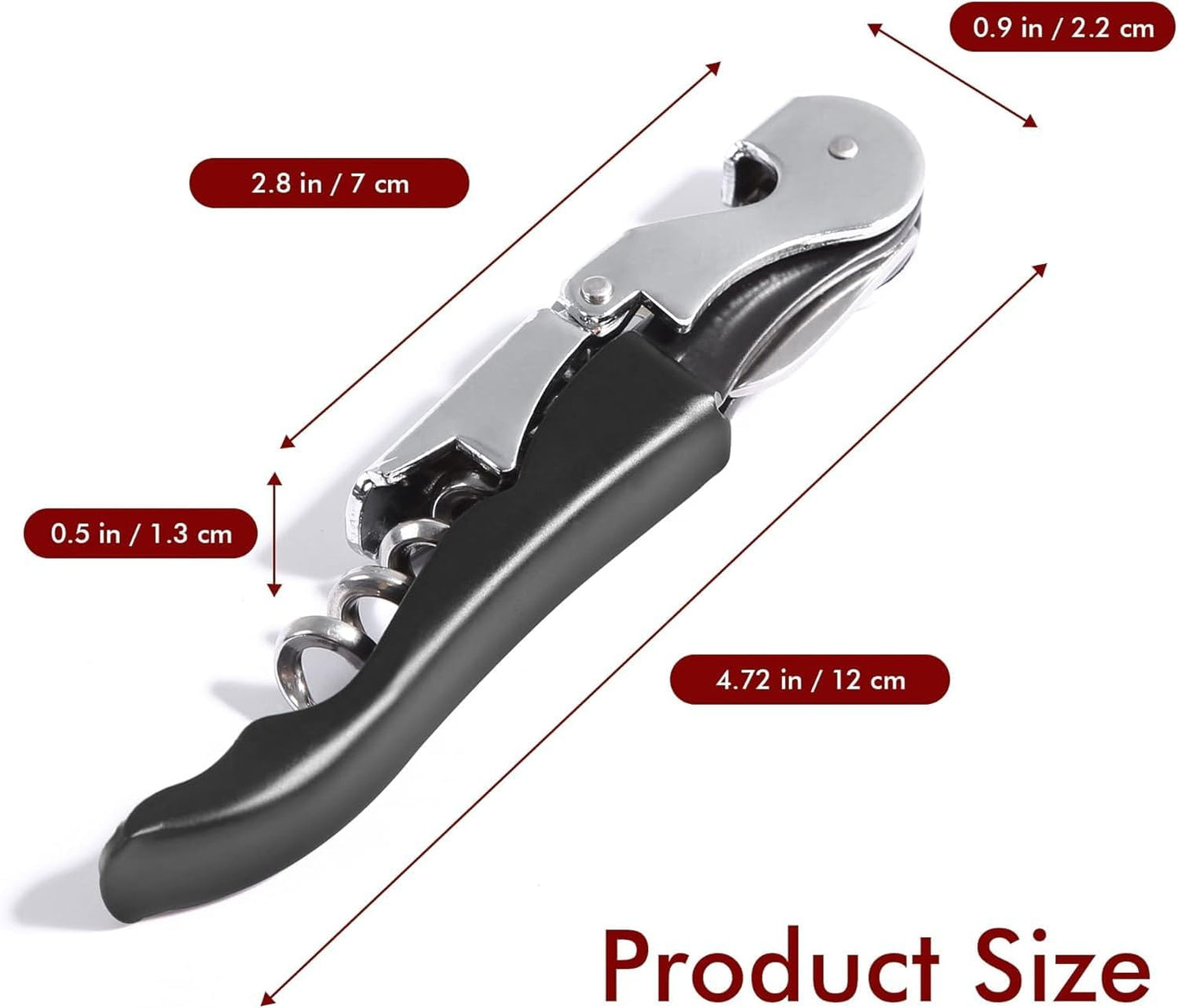 Professional Waiter Corkscrew Wine Openers Set (50 PCS),Upgraded with Heavy Duty Stainless Steel Hinges Wine Key for Restaurant Waiters, Sommelier, Bartenders