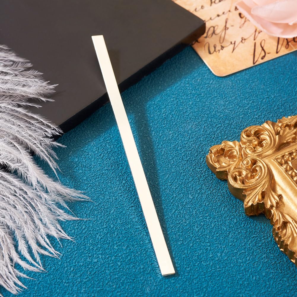 Fashewelry 1pc 4mm Sterling Silver Rectangle Flat Wire 0.3 Feet Bezel Wire Dead Soft Metal Wire with 1pc Cleaning Cloth for Stone Cabochon Rings Bangles Jewelry Making Stamping