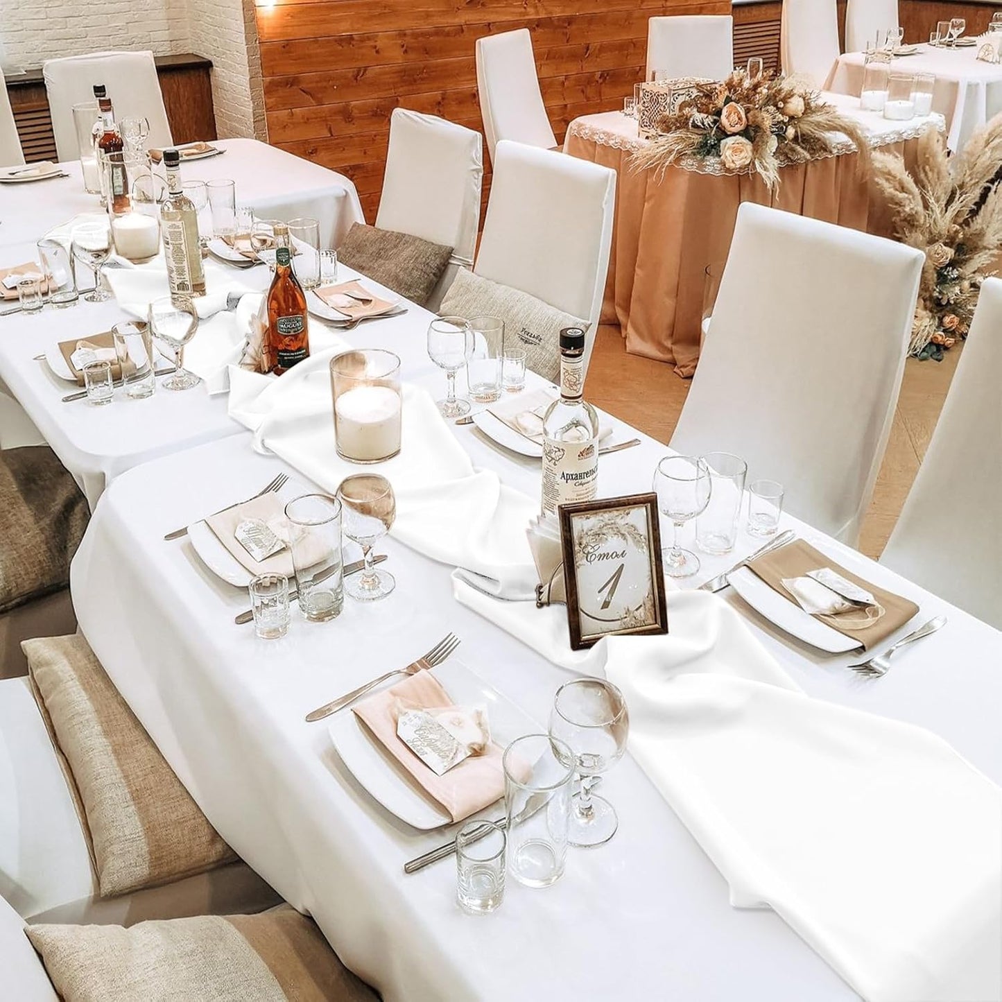 10 Pack 10ft Pure White Chiffon Table Runners Wedding Table Runner Sheer Romantic Tulle Table Runner for Christmas Wedding Bridal Tea Party Baby Shower Birthday Party Table Decorations(120 x 12 in)