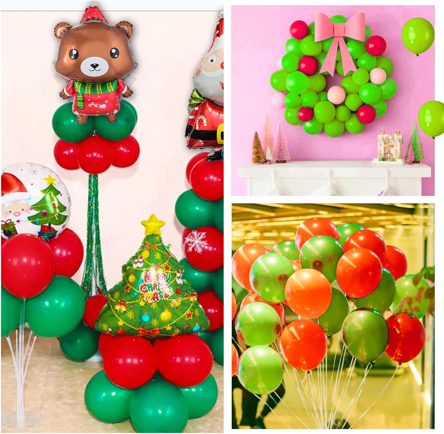 110pcs Green Balloon 12 inch, Green Latex Balloons for Birthday Party Baby Shower Wedding(with 2 Ribbons).
