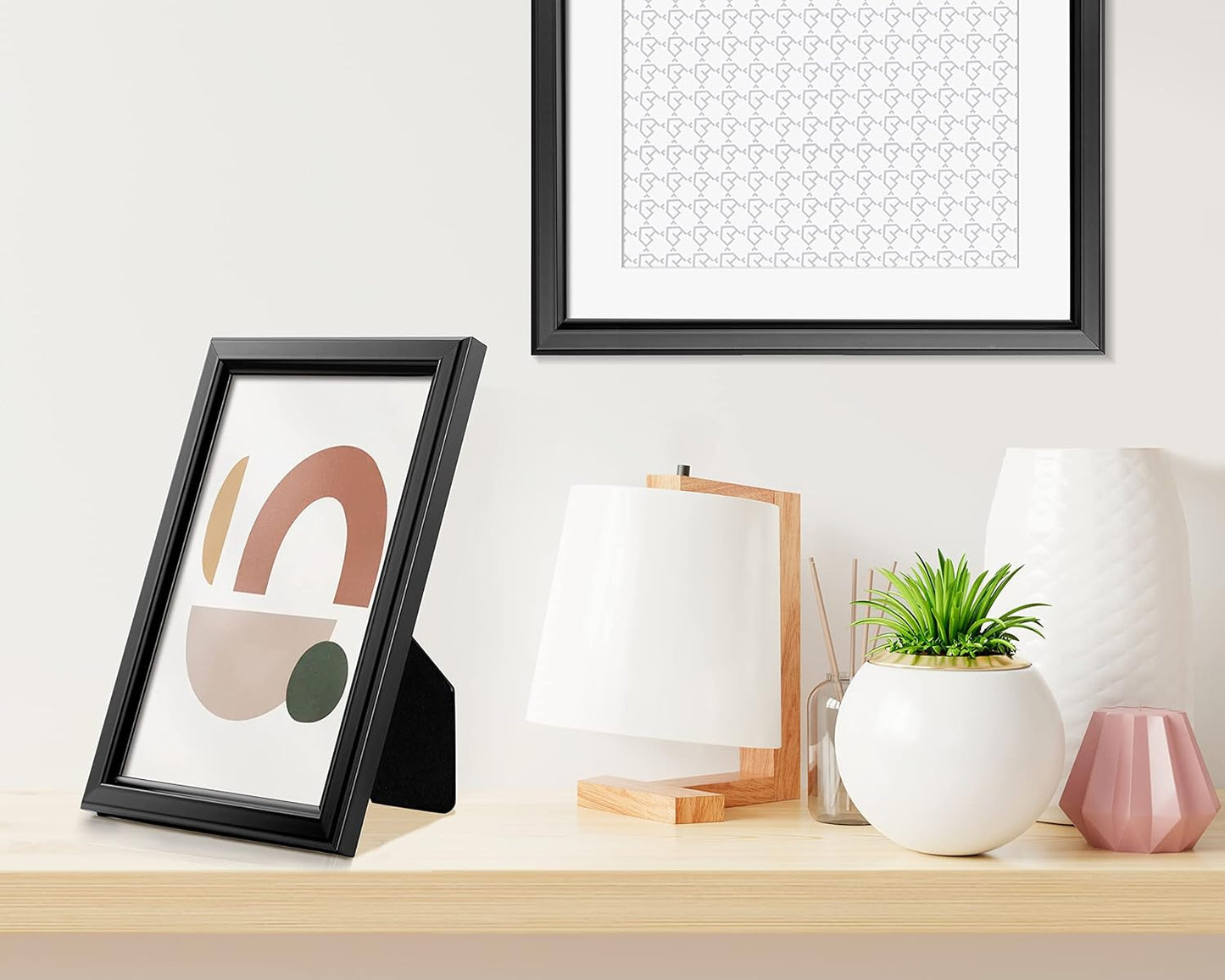 LaVie Home 5x7 Picture Frames (12 Pack, Black) Simple Designed Photo Frame with High Definition Glass for Wall Mount & Table Top Display, Set of 12 Classic Collection