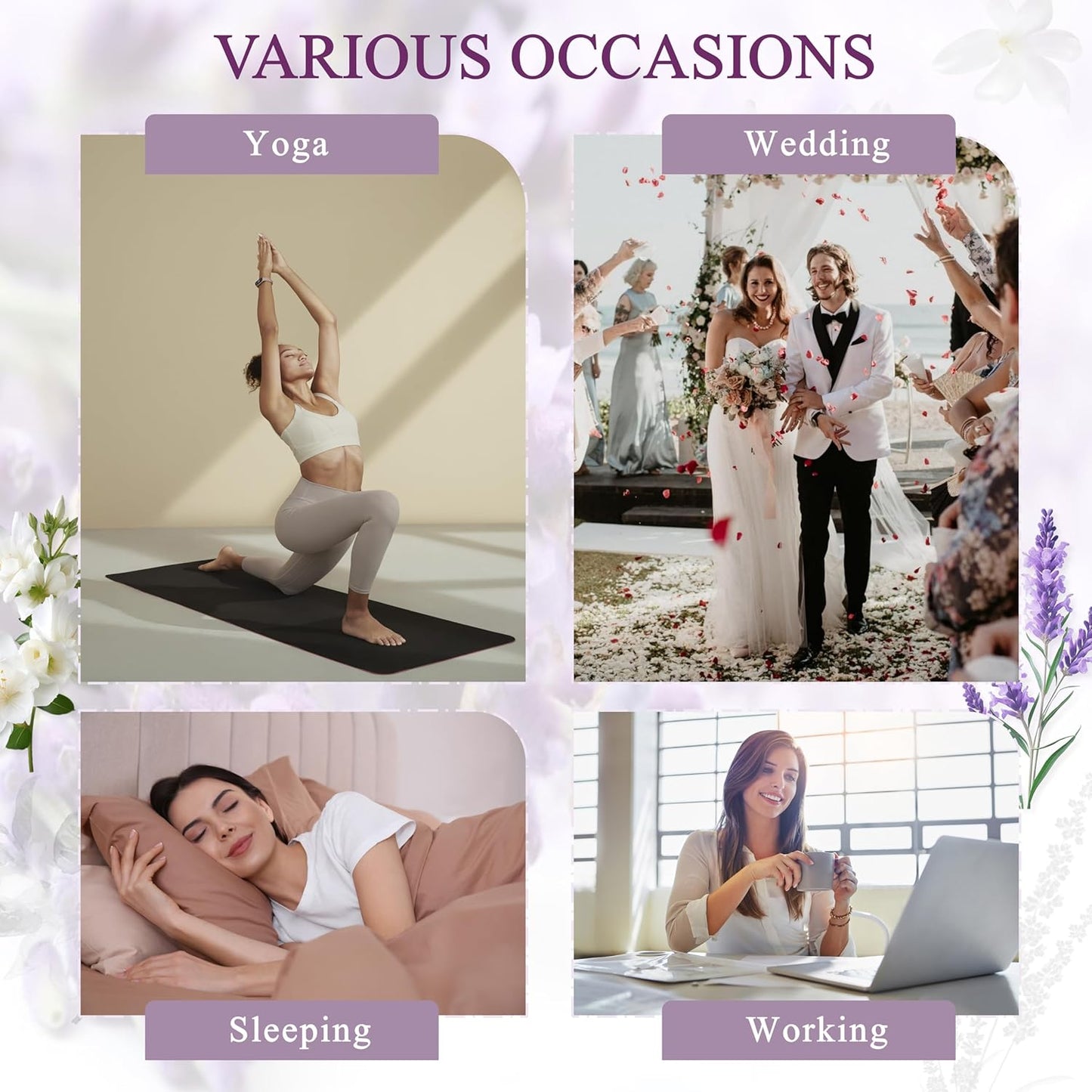 ACITHGL 36 Pcs 4oz Mini Mason Jar Candles Small Scented Candles Bulk Aromatherapy Ideal Souvenir Favors for Wedding Birthday Party (Freesia, Lavender, Jasmine, Silver)