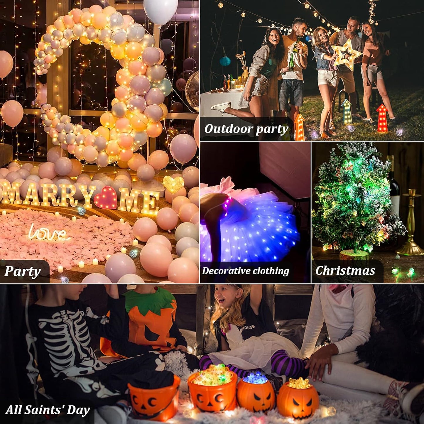 50pcs LED Purple Balloon Light, Round Led Mini LED Lights for Paper Lantern Balloon Indoor Outdoor Party Event Fun, Birthday Party Wedding Decoration Supplies