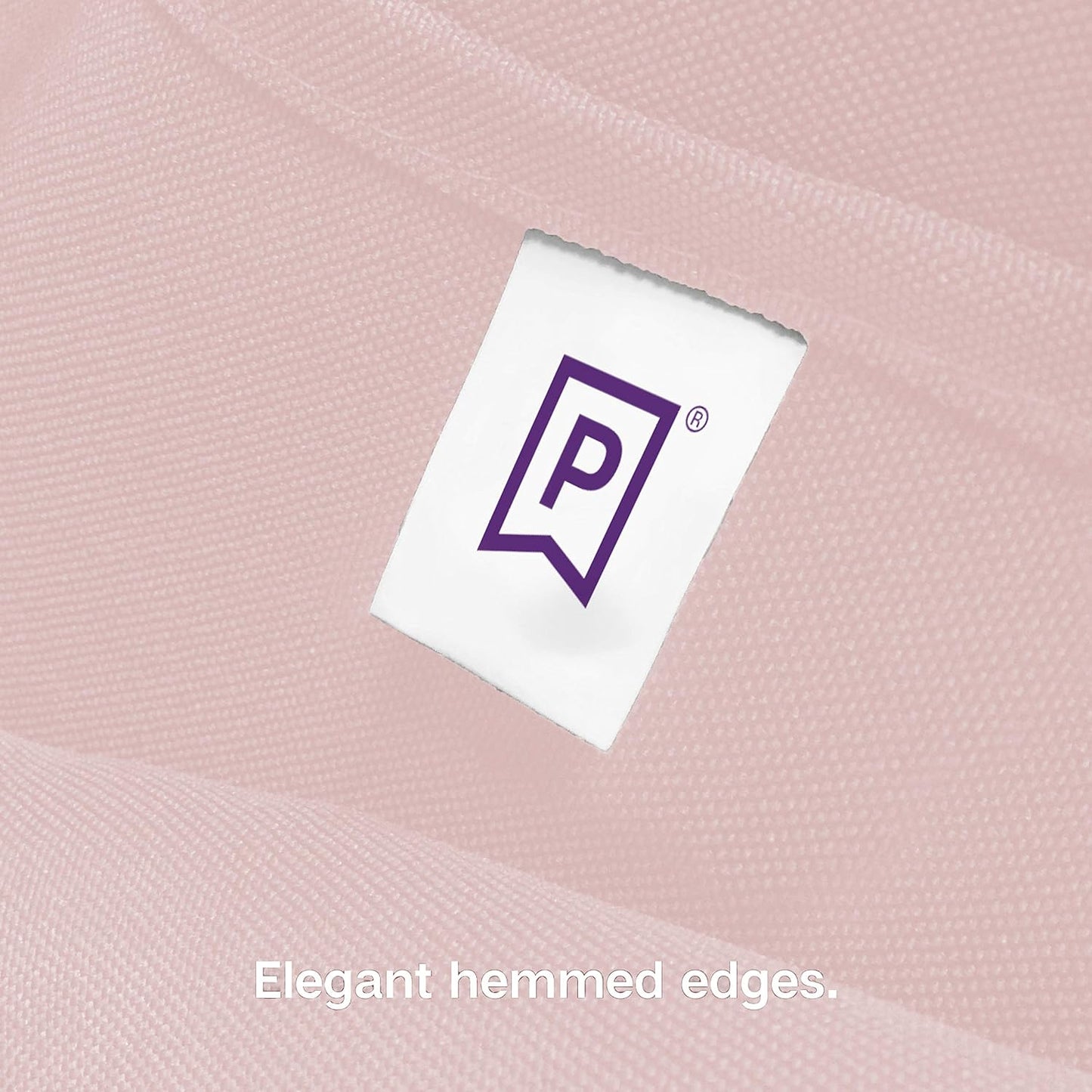 Gee Di Moda Square Tablecloth - 70 x 70 Inch Pink Table Cloth for Medium Square or Round Tables - Heavy Duty Washable Fabric - for Buffet Table, Holiday Party, Dinner, Wedding & Baby Shower