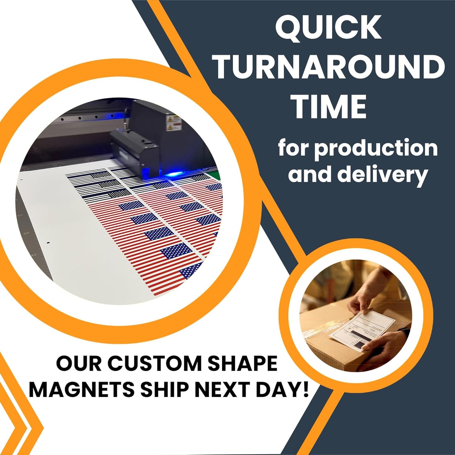 Magnet Me Up Custom Car Magnet for Business – Personalized Magnetic Sign for Cars & Trucks – Customized with Full Color Image, Add Logo, Text – Choose Your Size, Templates Available, Made in USA