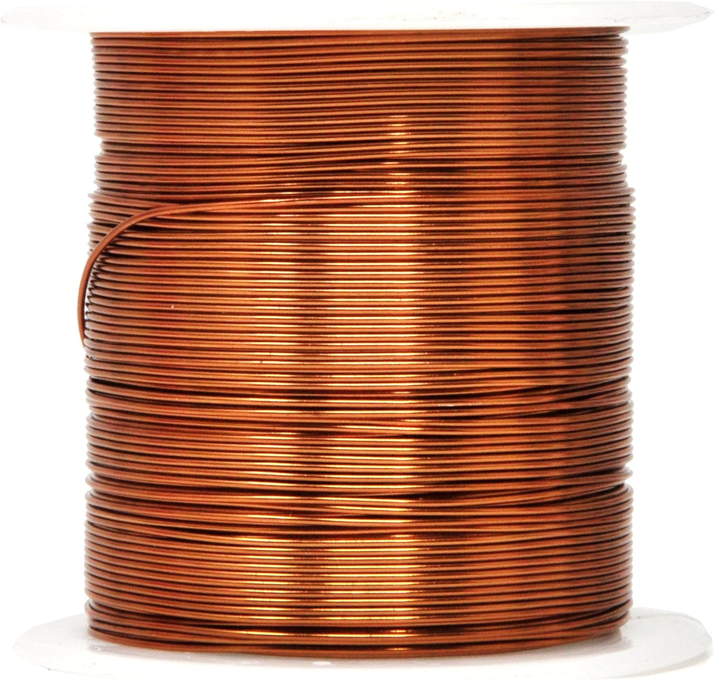 Mandala Crafts 22 Gauge Anodized Aluminum Craft Wire for Jewelry Making - 450 FT Colored Flexible Silver Copper Purple Gold Brown Red Wire - Bendable for Bonsai Armature Crafting Sculpting