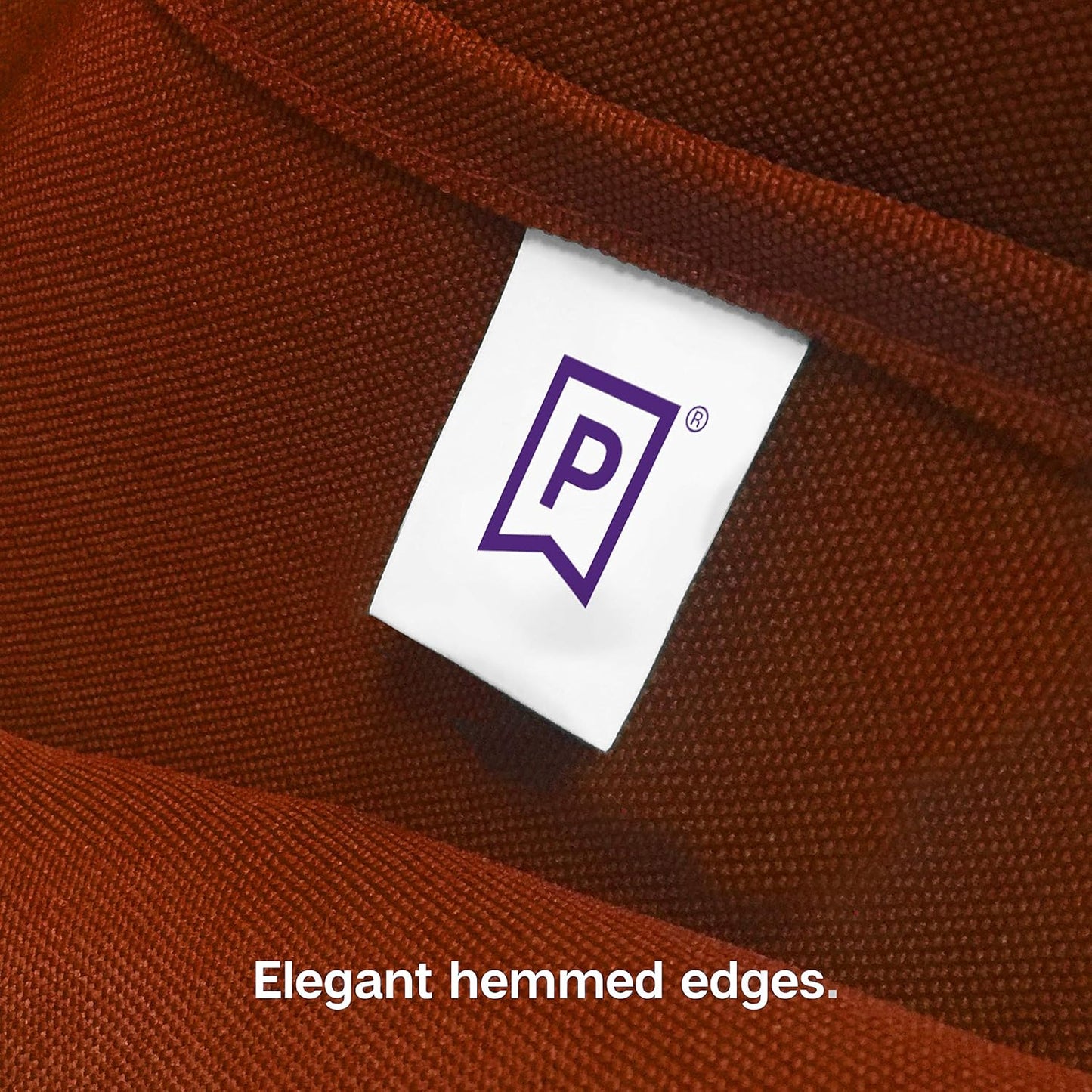 Gee Di Moda Rectangle Tablecloth - 90 x 156 Inch Burnt Orange Table Cloth for 8 Foot Table with Floor-Length Drop - Heavy Duty Washable Fabric - 8 Ft Buffet Table, Holiday Party, Wedding & Baby Shower