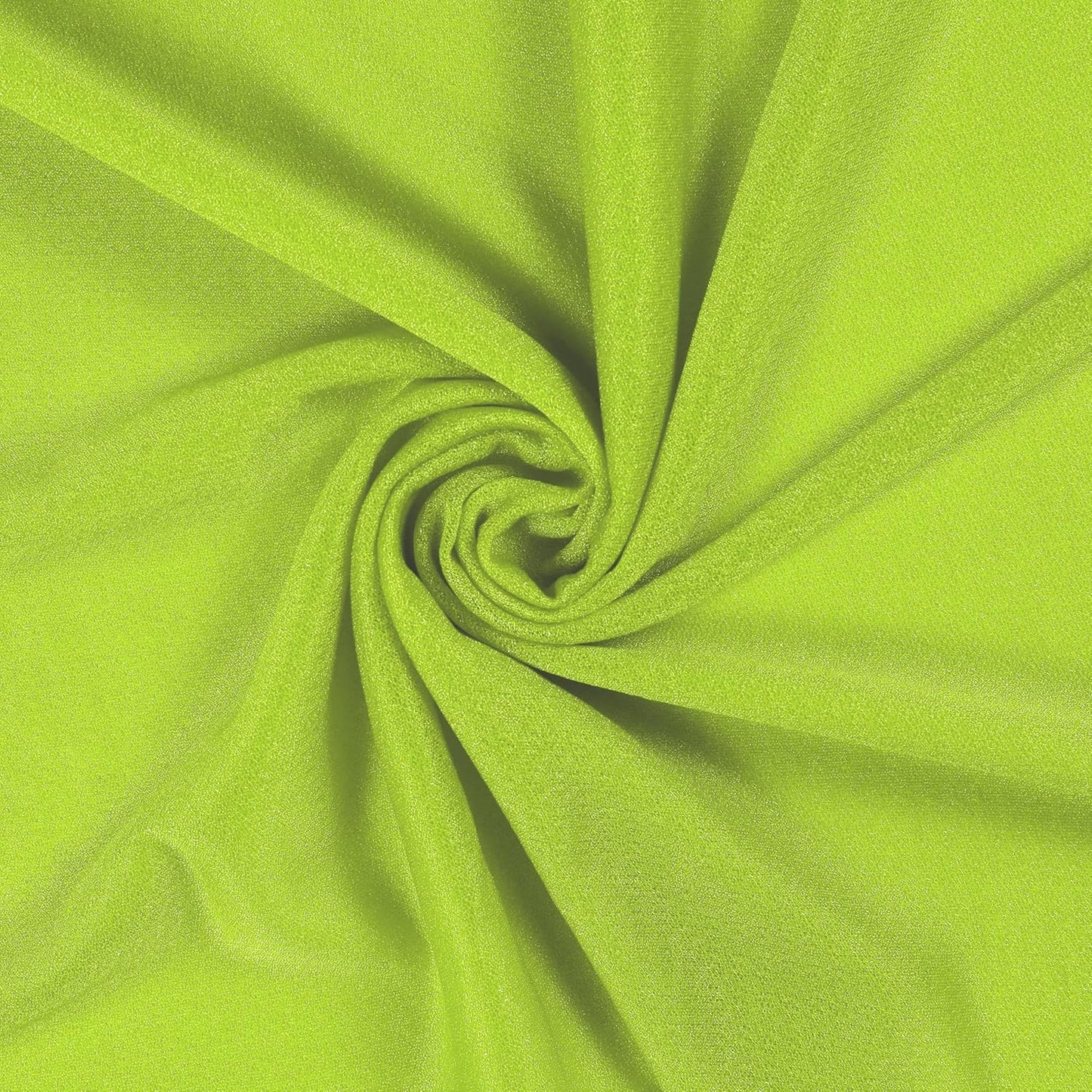 VDS Pack of 2 Panel (30 Inch X 100 Feet) Wedding Arch Draping Fabric Sheer Chiffon Fabric Drapery for Wedding Ceremony Reception Swag Backdrop Canopy Chuppah ARBO Altars Decoration (Parrot Green)