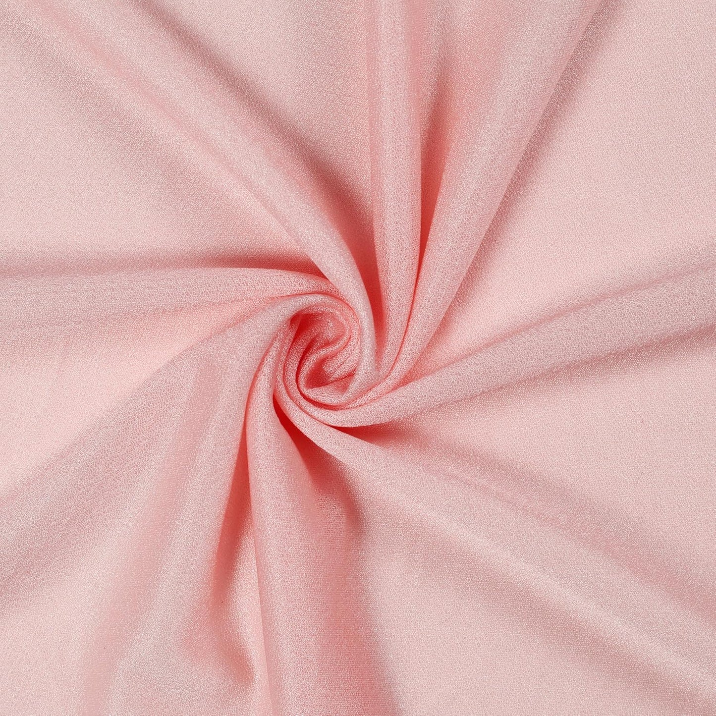 VDS Pack of 1 Panel (30 Inch X 100 Feet) Wedding Arch Draping Fabric Sheer Chiffon Fabric Drapery for Wedding Ceremony Reception Swag Backdrop Canopy Chuppah ARBO Altars Decoration (Dusty Rose)