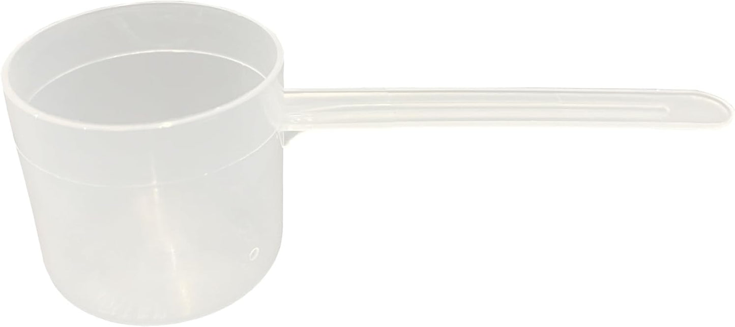 63 mL (63 CC | 2.13 Oz.) Long Handle Scoop for Measuring Coffee, Pet Food, Grains, Protein, Spices and Other Dry Goods (Pack of 25)