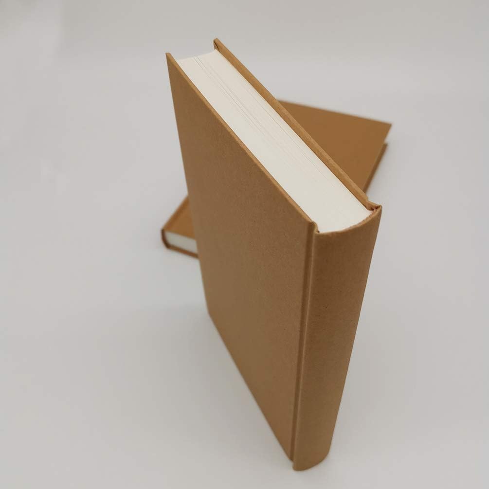 5.5x8.25 Sketch Book, 120 Sheets (100gsm), Hardcover Bound Sketch Notebook, Acid Free Blank Drawing Paper, Ideal for Kids & Adults, Kraft Cover