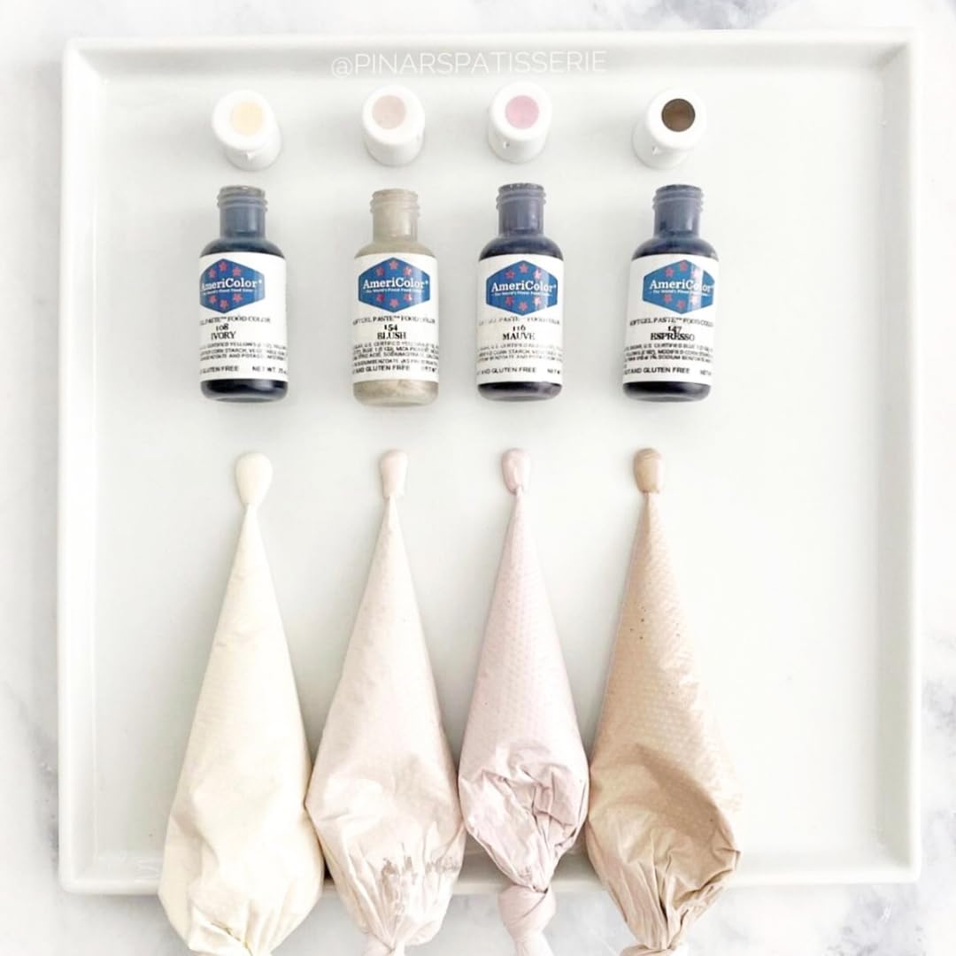 AmeriColor, Blush, 0.75 Ounce Bottle, Soft Gel Paste Food Color