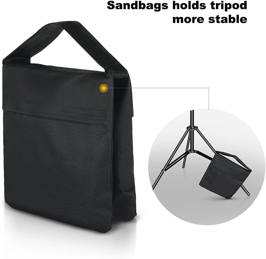 Backdrop Stand for Parties, 6.5x10ft Adjustable Background Support System for Events Decoration, Baby Shower, Photography with Spring Clamps, Backdrop Clip, Sandbag and Carrying Bag