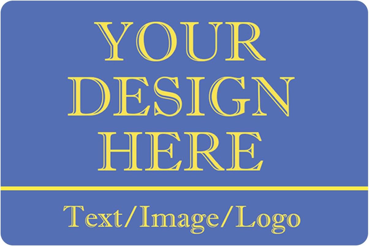 Custom Stickers 70-1000 Personalized Labels for Birthday Party Wedding, Customized Stickers for Business Logo(Rectangle)