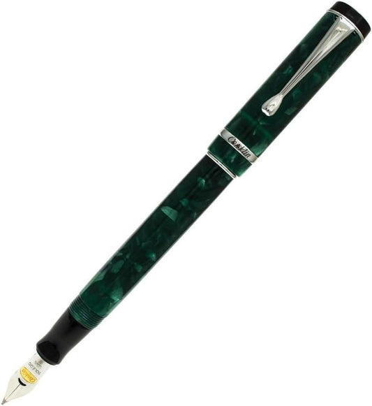 Conklin Duragraph Fountain Pen Forest Green - Medium Nib, Timeless Luxury for Professional Writing, Premium Craftsmanship