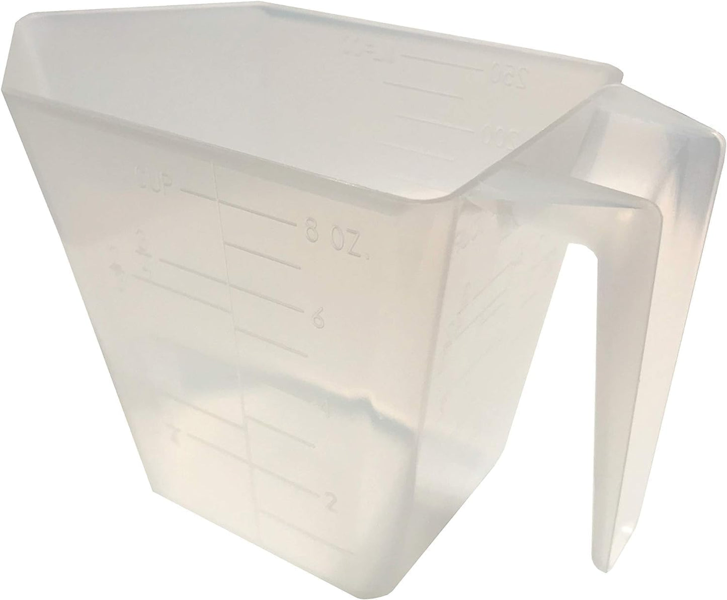 1 Cup (8 Oz. | 250 mL) Scoop for Measuring Coffee, Pet Food, Grains, Protein, Spices and Other Dry Goods (Pack of 100)