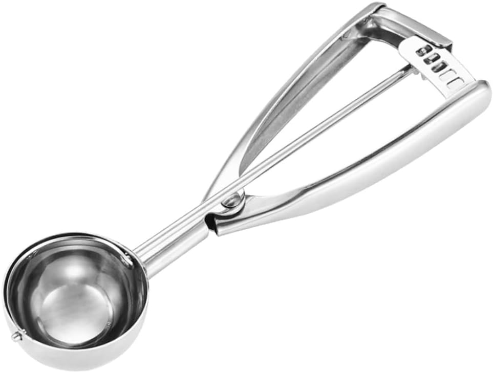 2 Tablespoon Cookie Scoop, Size #40/2 Tbsp Cookie Scoops for Baking, Cookie Dough Scoop, Selected 18/8 Stainless Steel, for Making Cookie, Cupcake, Muffin, Ice Cream, Meatball