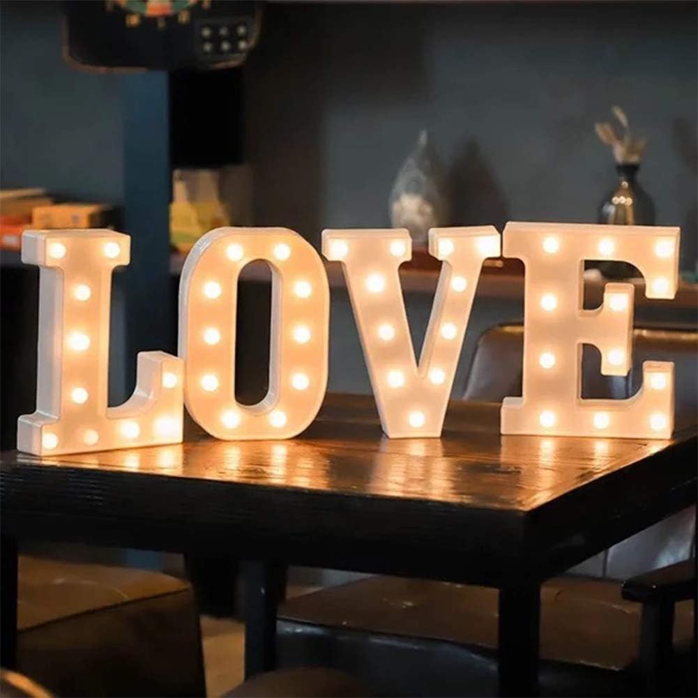 MUMUXI Marquee Light Up Letters | Large Light Up Numbers | Battery Powered and Bright with Every Letter of The Alphabet | for Wedding, Birthday, Party, Celebration, Christmas or Home Decoration (V)