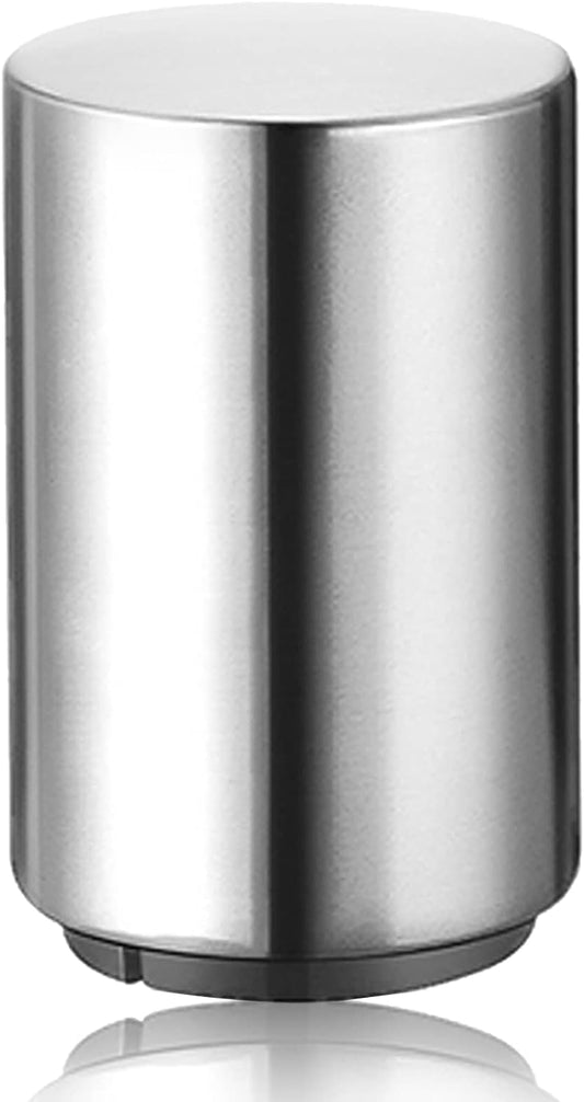Premium Automatic Beer Bottle Opener (Stainless Steel), No Damage to Caps, Portable Push Down and Pop Off Magnetic Cap Catcher, QUICK Fun Bartender Openning Tool for Corkscrew Lid Home Bars Kitchen