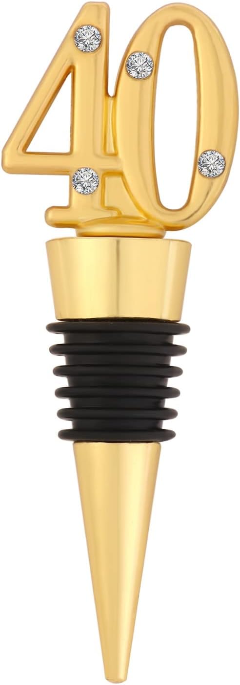 24 Pack 40th Birthday Favors For Guests 40 Years Old Wine Bottle Stopper With Gift Box For 40th Wedding Gift Party Favor Decoration