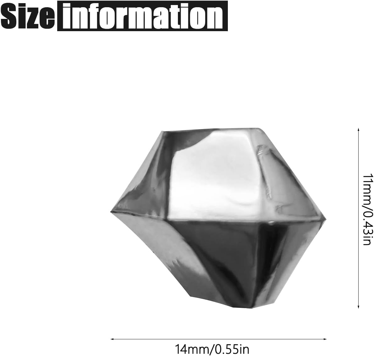 Fake Crushed Ice Cubes, Vase Fillers, 11 * 14 mm 650 pcs Reusable Fake Ice Cubes Artificial Acrylic Crystal Cubes for Wedding Decor Gold