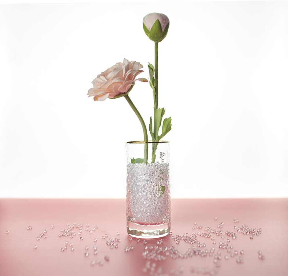 FUTUREPLUSX Fake Diamonds, 10000 PCS Mini Clear Diamonds Decoration Acrylic Crystal Vase Fillers Table Scatter Confetti Gems for Wedding Bridal Shower Birthdays Graduation Party Home Decor