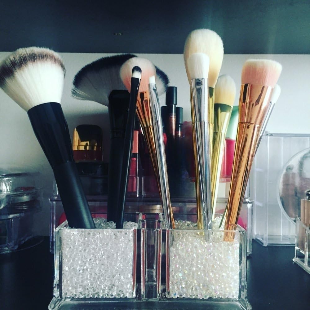 2000 pcs/Pack Wedding Table Scatter Confetti Crystals Acrylic Diamonds 8 mm Rhinestones for Wedding, Bridal Shower, Vase Beads Decorations (8mm, Bisque)