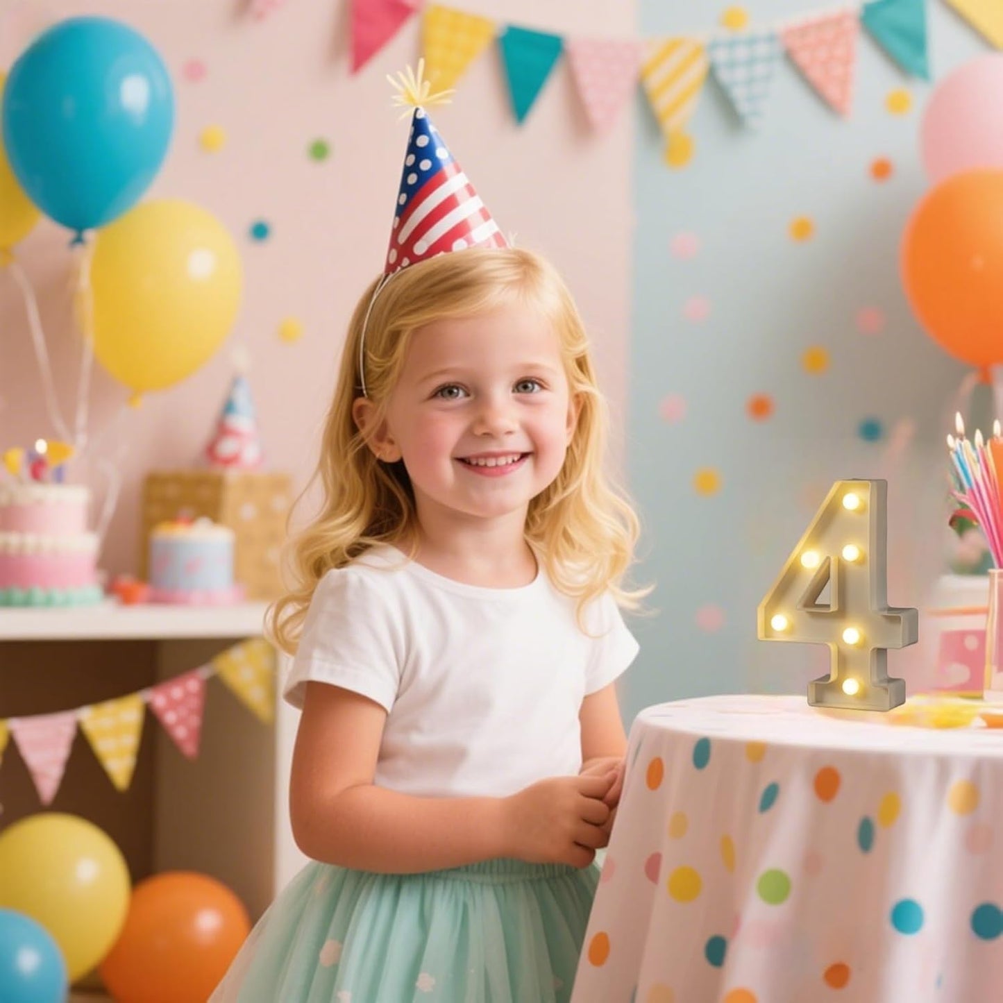 Foaky Rechargeable LED Letter Lights Sign Marquee Light Up Letters Sign for Night Light Wedding/Birthday Party Christmas Lamp Home Bar Decoration (4)