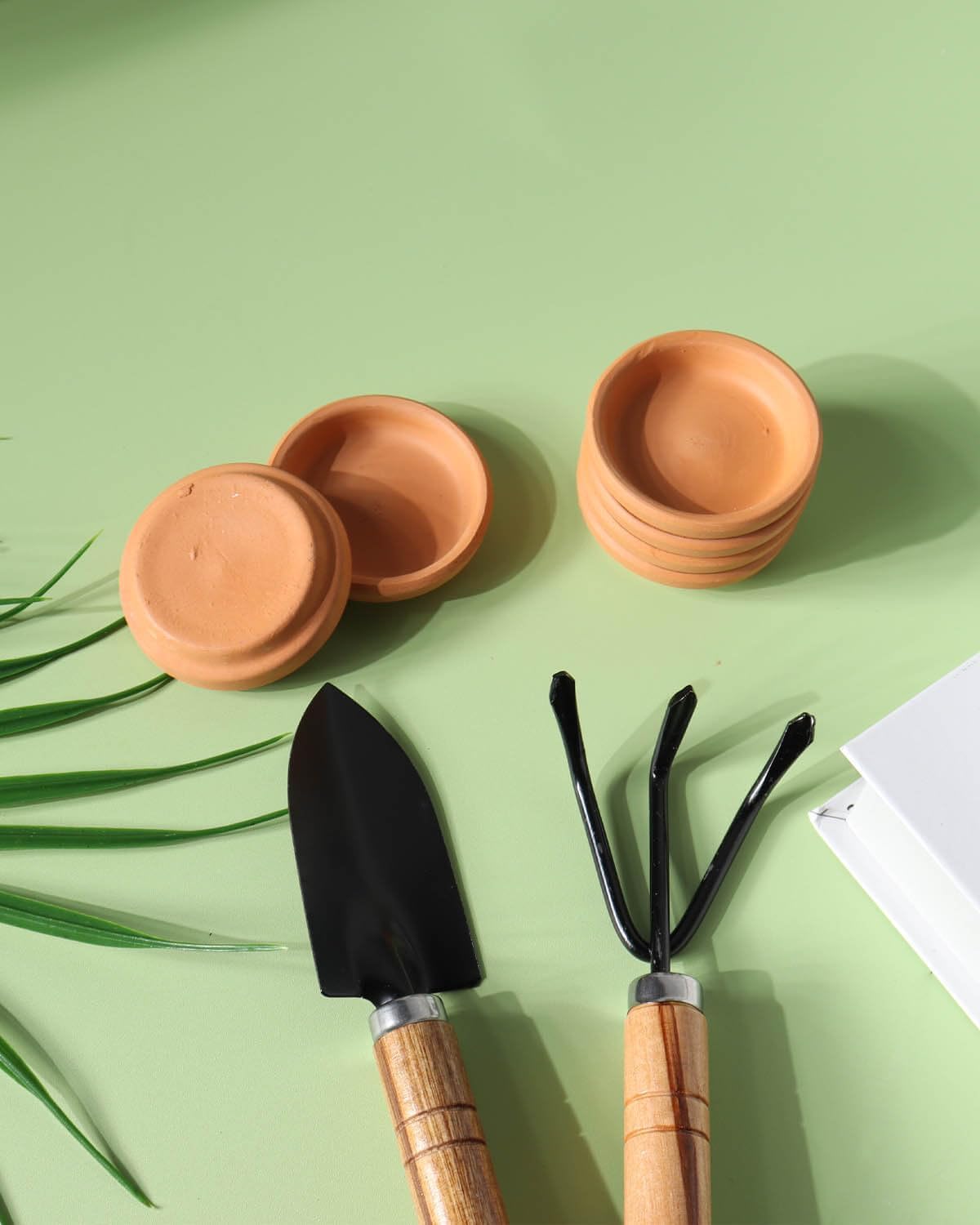 vensovo 2 Inch Terracotta Plant Saucer Pots Tray - 12 pcs Mini Planter Saucers for Indoor & Outdoor Plants, Small Clay Trays Perfect for 1 Inch 1.5Inch Flower Pot