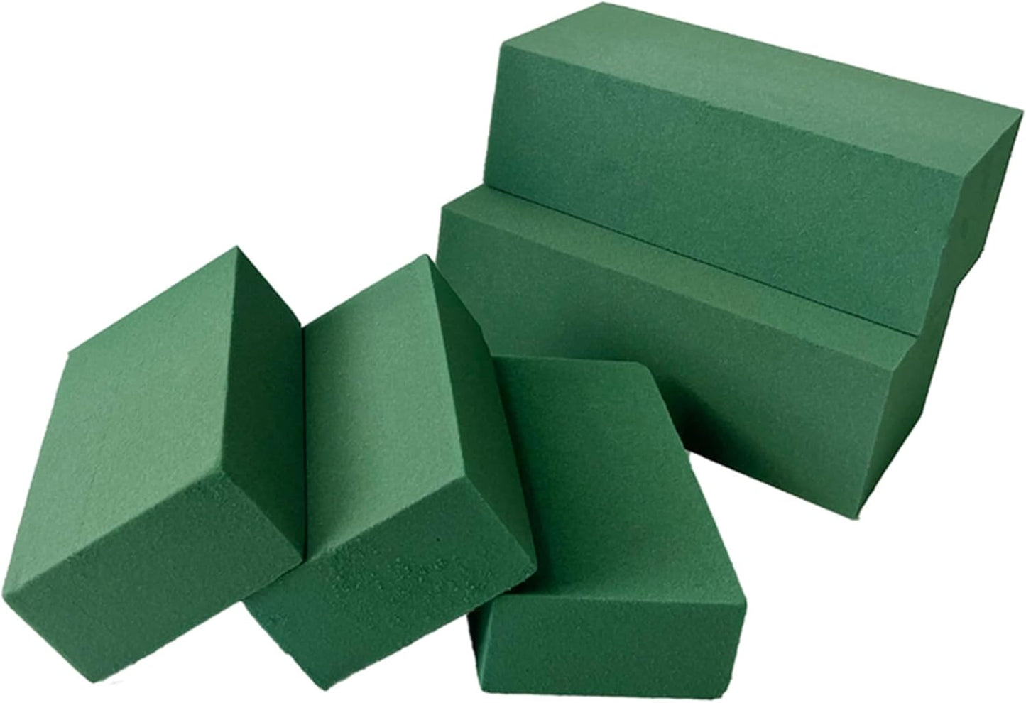 Mindful Design 6-Pack Floral Foam Blocks Dry & Wet for Fresh and Artificial Flowers, 7.8” L x 3.5” W x 2.4” H – Ideal for Weddings, Birthdays, Home, Office, and Garden Decor