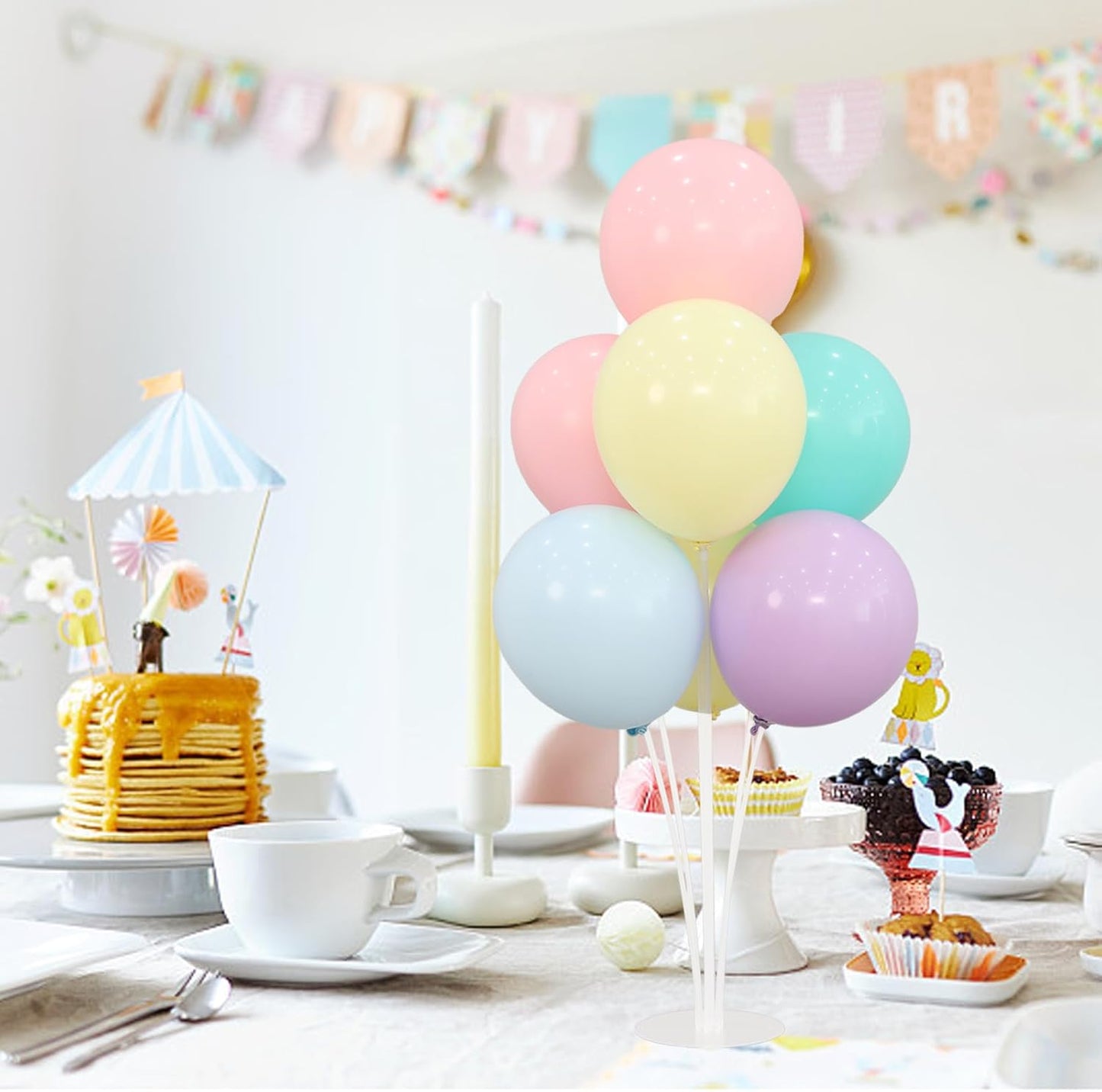 Balloon Stand Kit For Table Centerpieces Pastel Balloons Holder Baby Shower Birthday Party Decorations