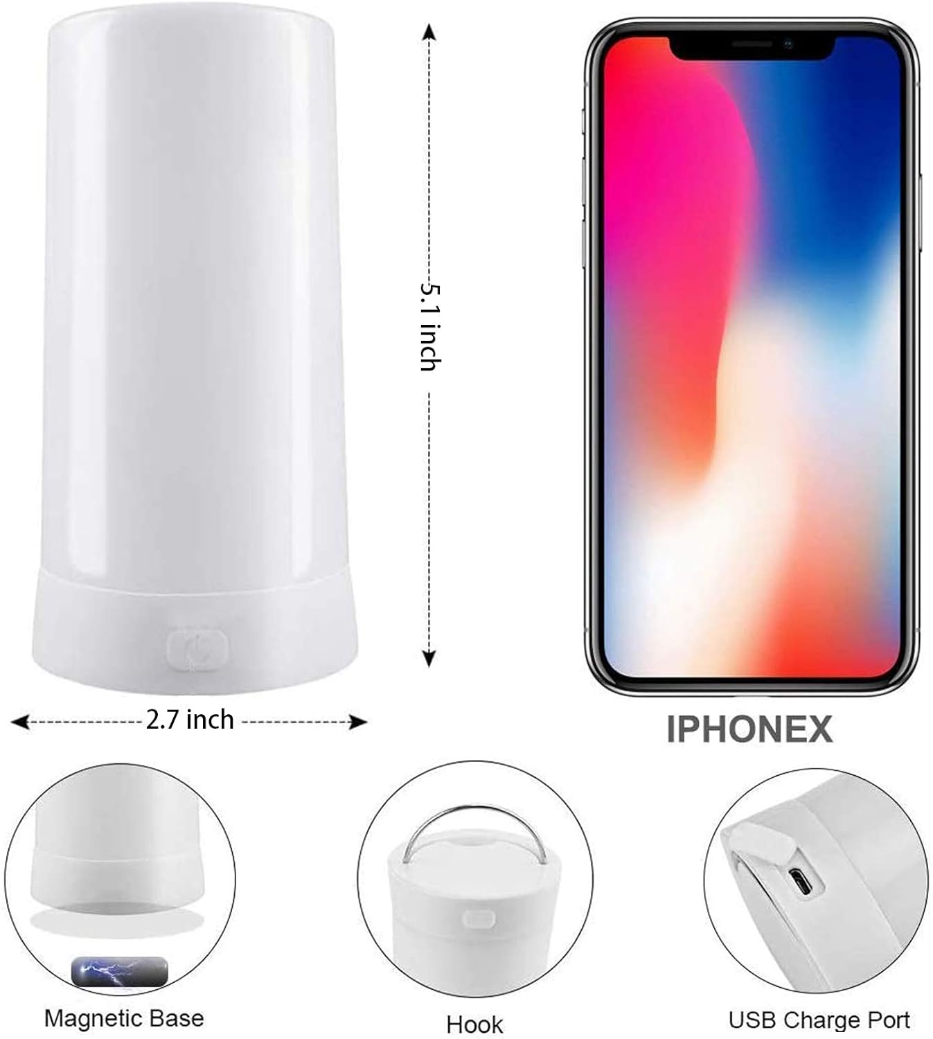 LED Flame Lights with Remote Timer, Flame Lamp 4 Modes USB Rechargeable Fire Lights Indoor Campfire Outdoor Decorative Lantern Hanging Lamps Fireplace Romantic Light for Home Party Camping Bar