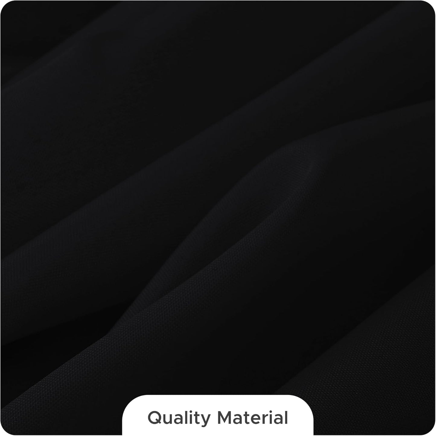 Fitable 8 Pack Table Cloth Rectangle Table: Stain and Wrinkle Resistant Tablecloth Rectangular, Washable Polyester Tablecloths for Wedding Party Dining Banquet Event Catering(Black, 70x108 Inch)