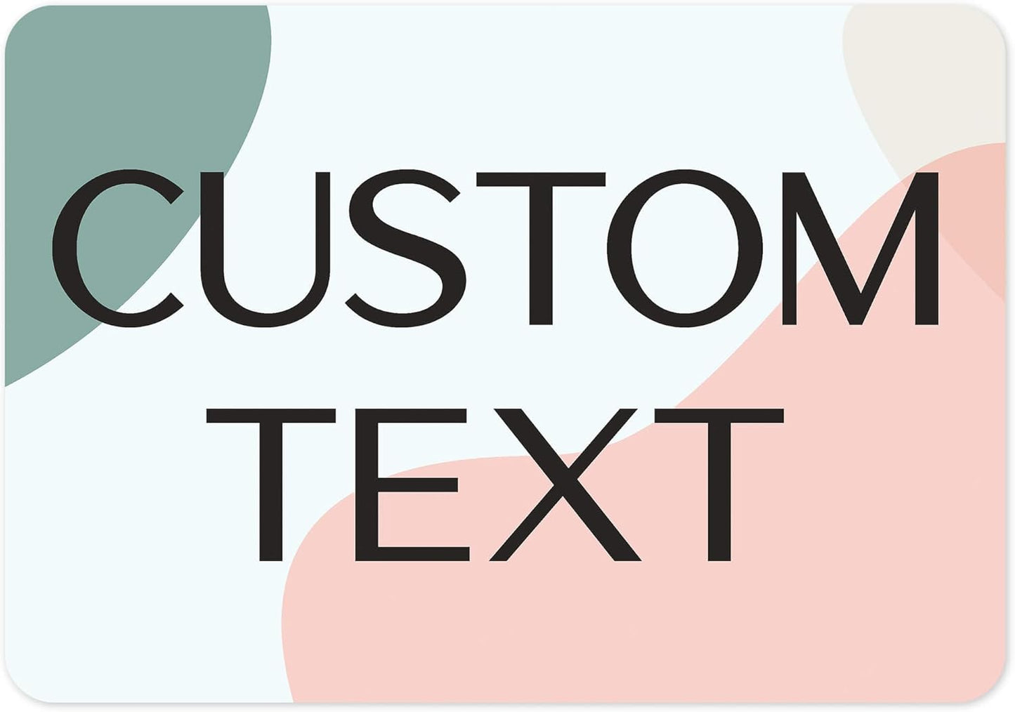 Custom Sign, Custom Street Sign, 11 Font Colors, 13 Font Styles, 4 Hole Options, 22 Sizes, 7x10 Inches, Rust Free DiBound, Fade Resistant, Made in USA by My Sign Center (Minimalist)