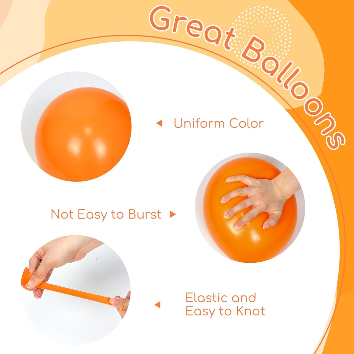 60pcs Royal Blue and Orange Balloons 12inch with Orange and Blue Balloons for Graduation Birthday Party Decorations