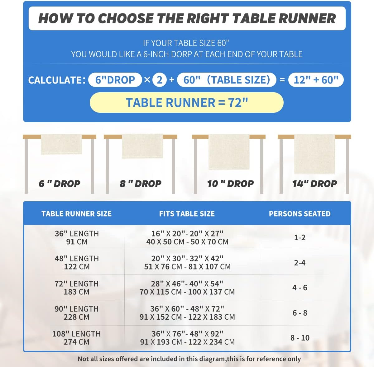 Artoid Mode Grey Snowman Snowflake Let it Snow Christmas Table Runner, Seasonal Winter Kitchen Dining Table Decor for Home Party Indoor 13x108 Inch