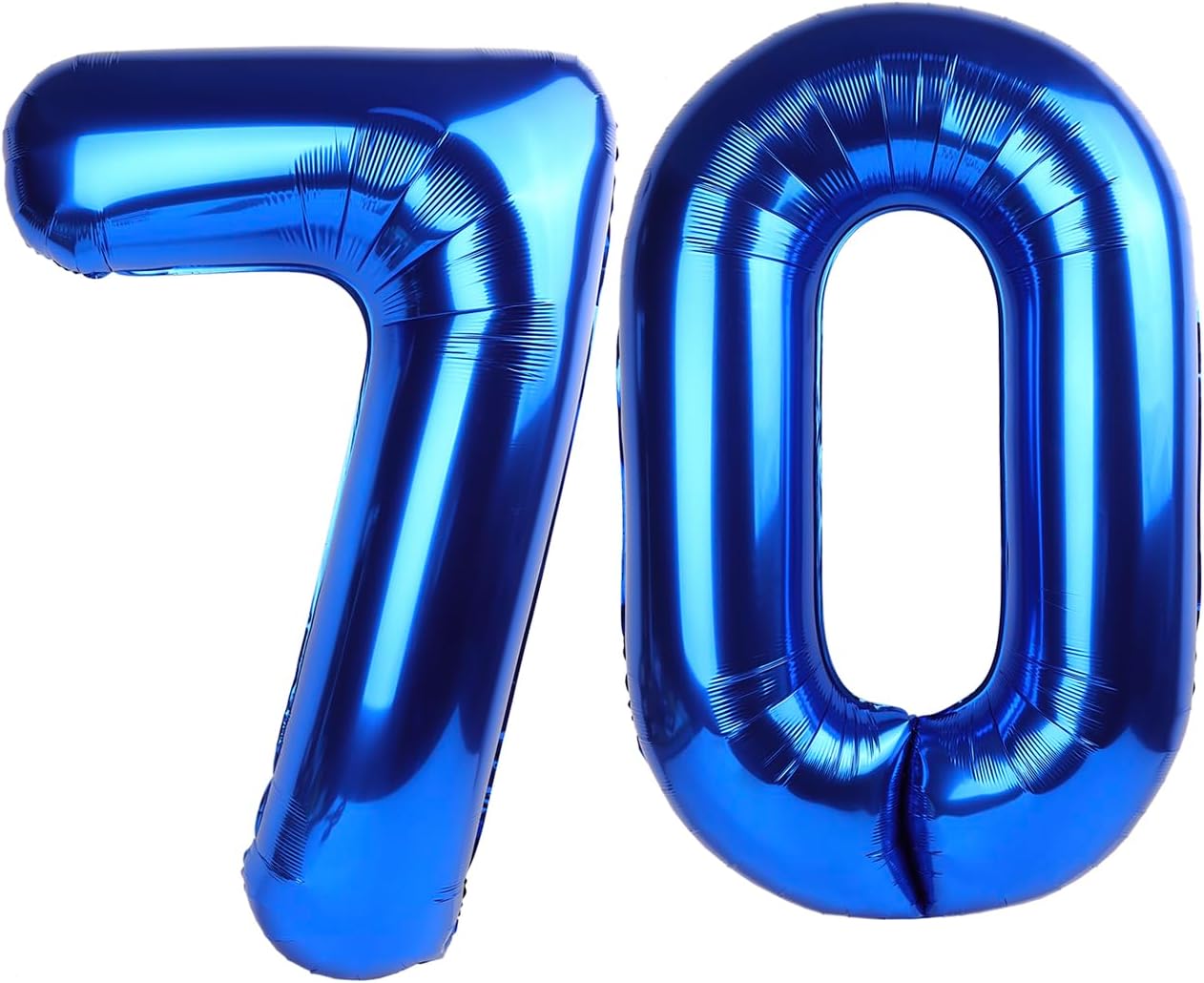 Giant Navy Blue 70 Balloon Number 40 Inch, 70 Number Balloons Birthday Supplies, 70 Year Old Birthday Party Celebration, 70 Balloons Graduations Anniversary Decorations