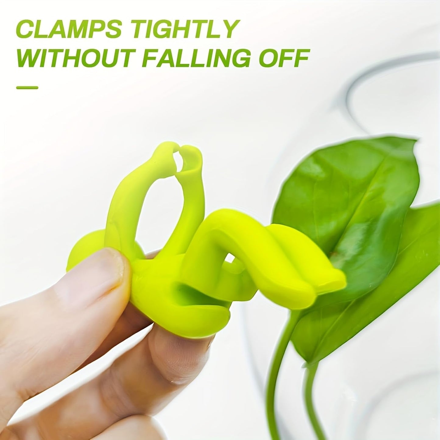 3-pcs Plant Propagation Buddy, Plant Cutting Holder for Stems, Sprouts and Shoots, Plant Propagation Friends for an Indoor Garden or a Plant Propagation Station (3, Green)