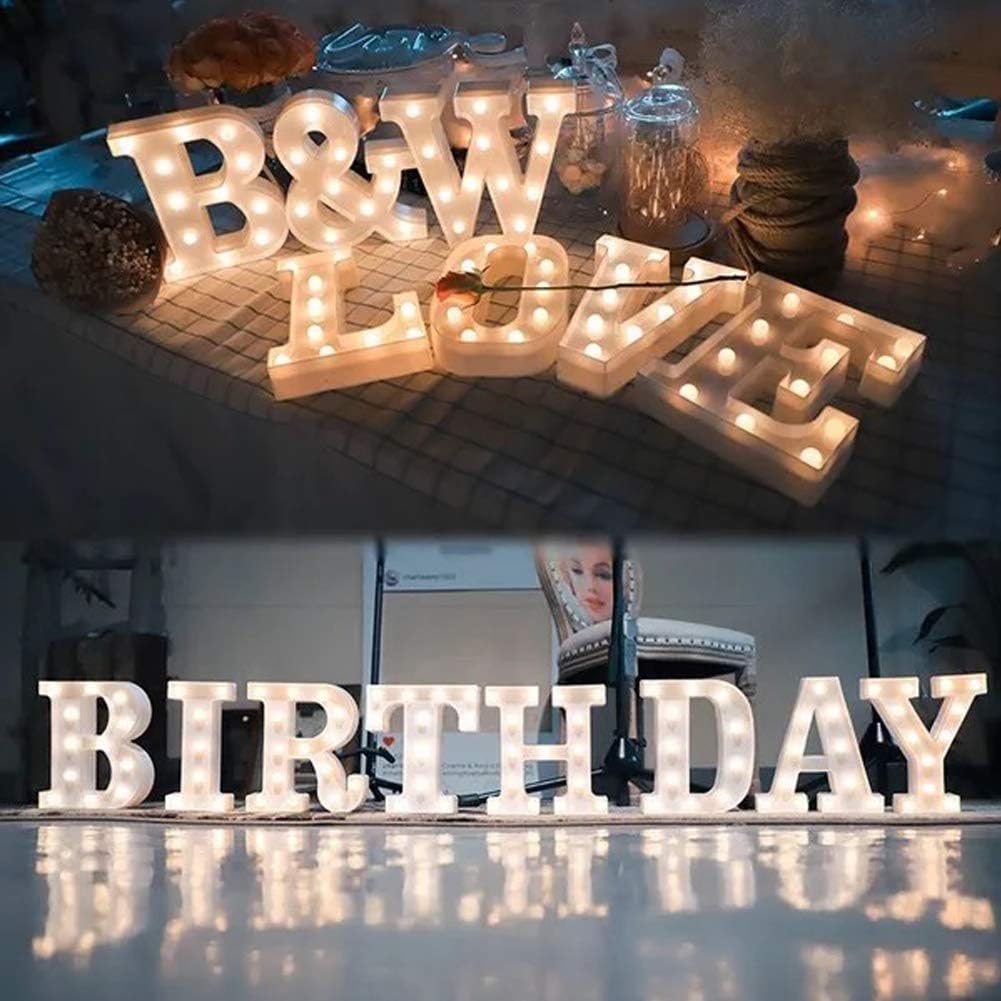 MUMUXI Marquee Light Up Letters | Large Light Up Numbers | Battery Powered and Bright with Every Letter of The Alphabet | for Wedding, Birthday, Party, Celebration, Christmas or Home Decoration (Q)