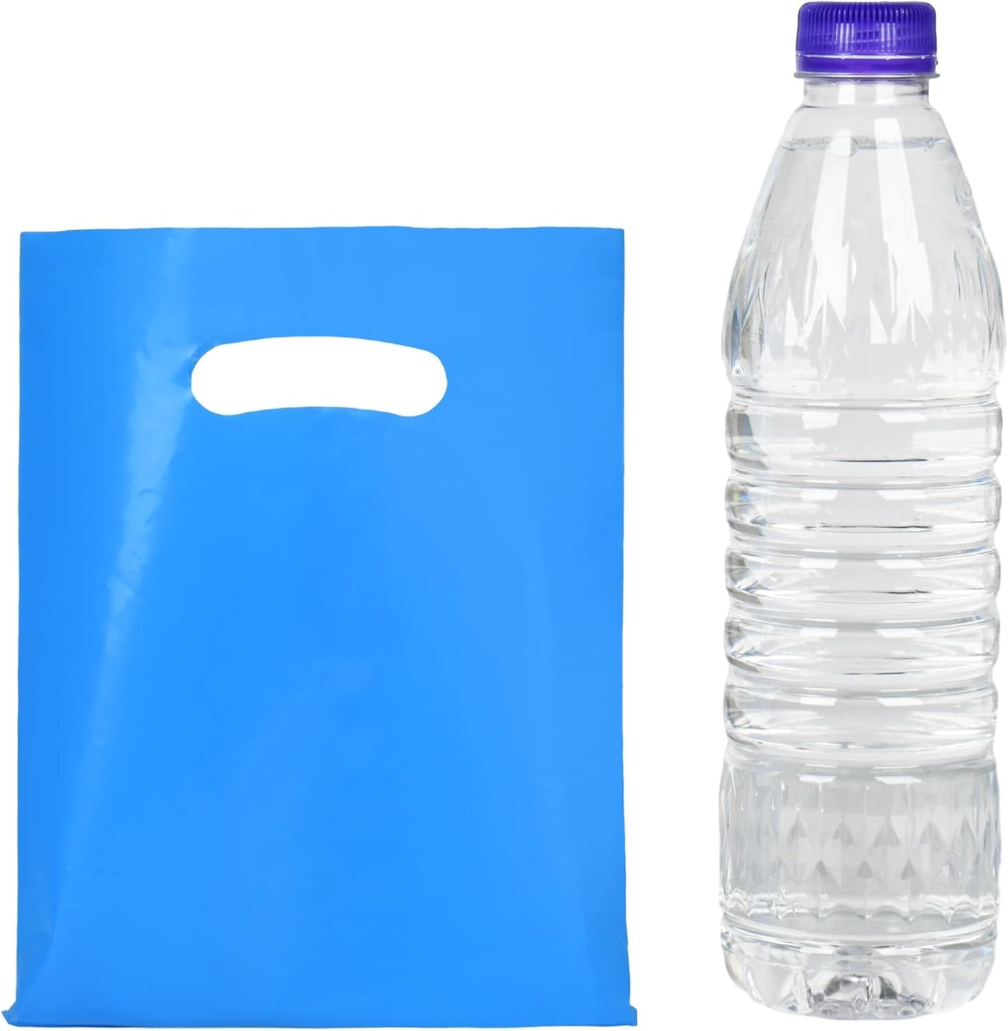 24 PCS Plastic Party Favor Small Gift Bags, 6"x8" Goodie Bags for Kids, Candy Treat Pouches Bulk with Handle for Kids' Birthday Party, Thanksgiving, Christmas, Halloween, 6 Colors