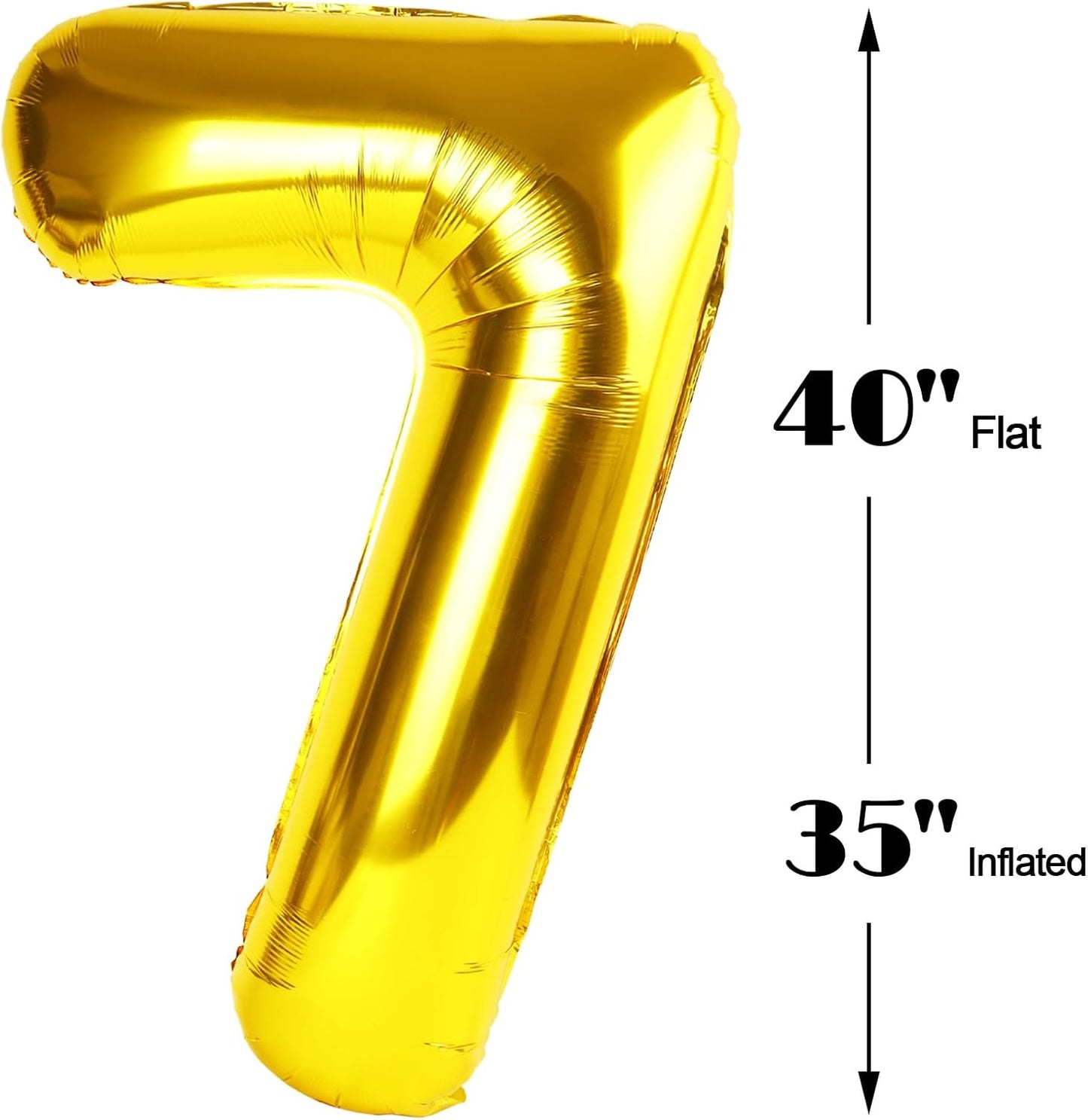 Digital Number 17 71 Gold Birthday Balloon 40 Inch, Foil Balloons for 17 71 Party Decorations Supplies, Mylar Numbers Balloon for 17 71 Wedding Anniversary