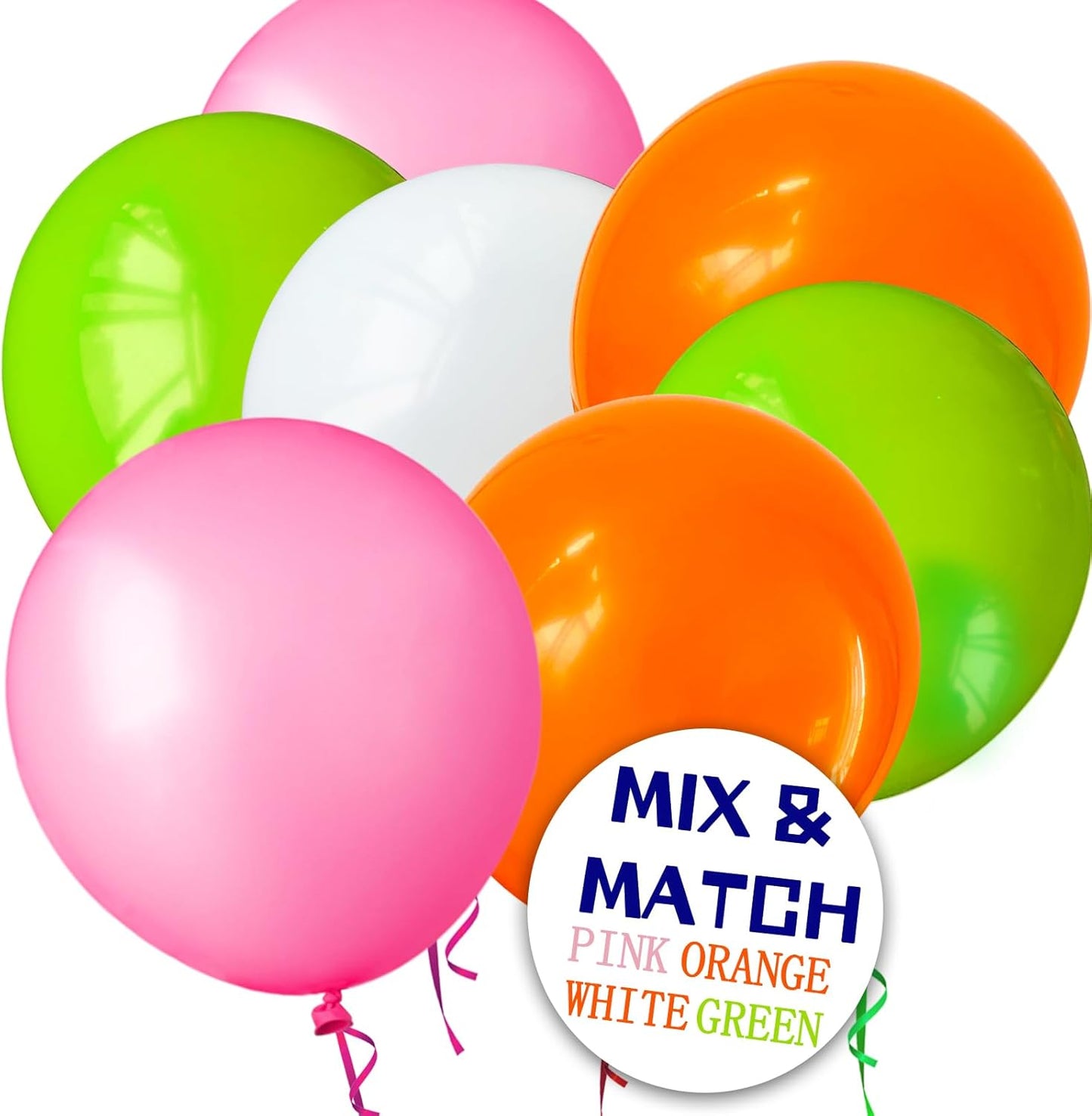 Pink Balloon 110pcs, Pink Latex Balloons12 inch for Birthday Valentine's Day Wedding(with 2 Ribbons)