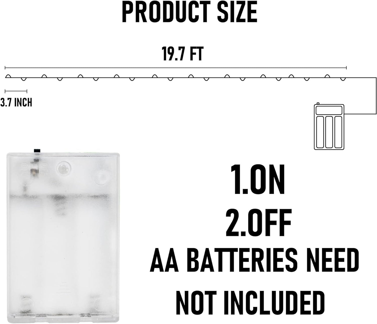 Dazzle Bright Purple Halloween Fairy String Lights, 4 Pack Total 80FT 240LED Copper Wire Battery Operated Waterproof Lights, Halloween Decorations for Indoor Home Outdoor Patio Yard Party Decor