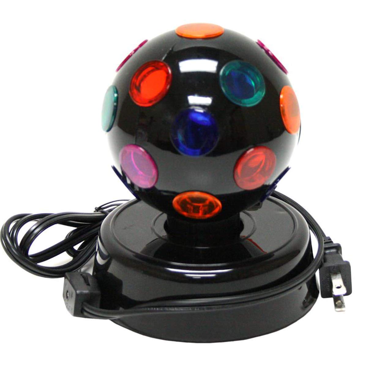 Kicko 7 Inch Disco Light - LED Multi-Colored Revolving Lighting Ball - Perfect for Home and Party Decorations, Stage Lights, Rave, School Festivals, Stress Reliever