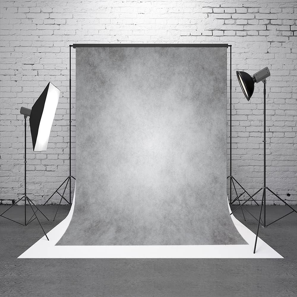 6x9ft Gray Abstract Photography Backdrops Grey Portrait Photo Studio Prop Background for Photographyer Ash Texture Backdrop for Party