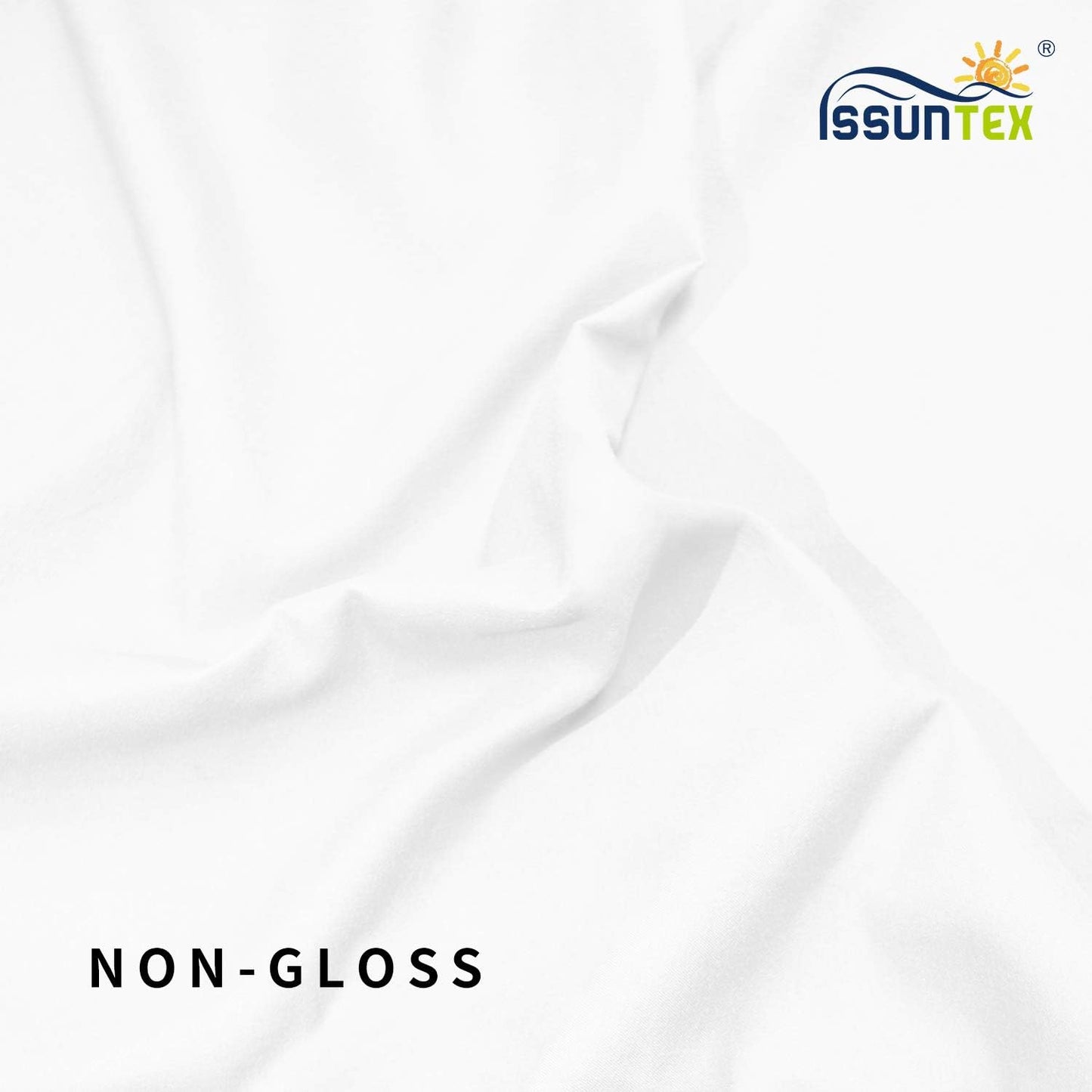 ISSUNTEX 5X6.5 ft White Background Backdrop,Photo Studio,Collapsible High Density Screen for Video Photography and Television