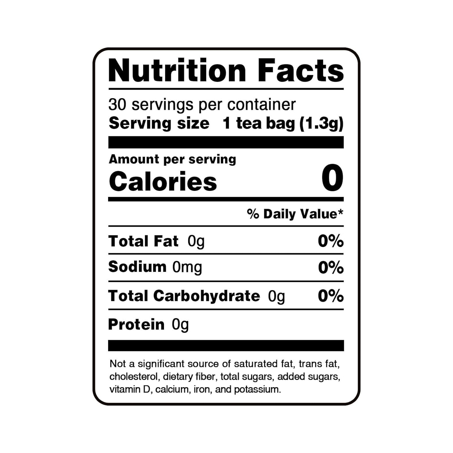 FullChea - Butterfly Pea Flower Tea Bags, 30 Teabags, 1.3g/bag - Premium Dried Butterfly Pea, Cultivated From Thailand - Non-GMO - Caffeine-free - Rich In Antioxidants & Support Eye Health