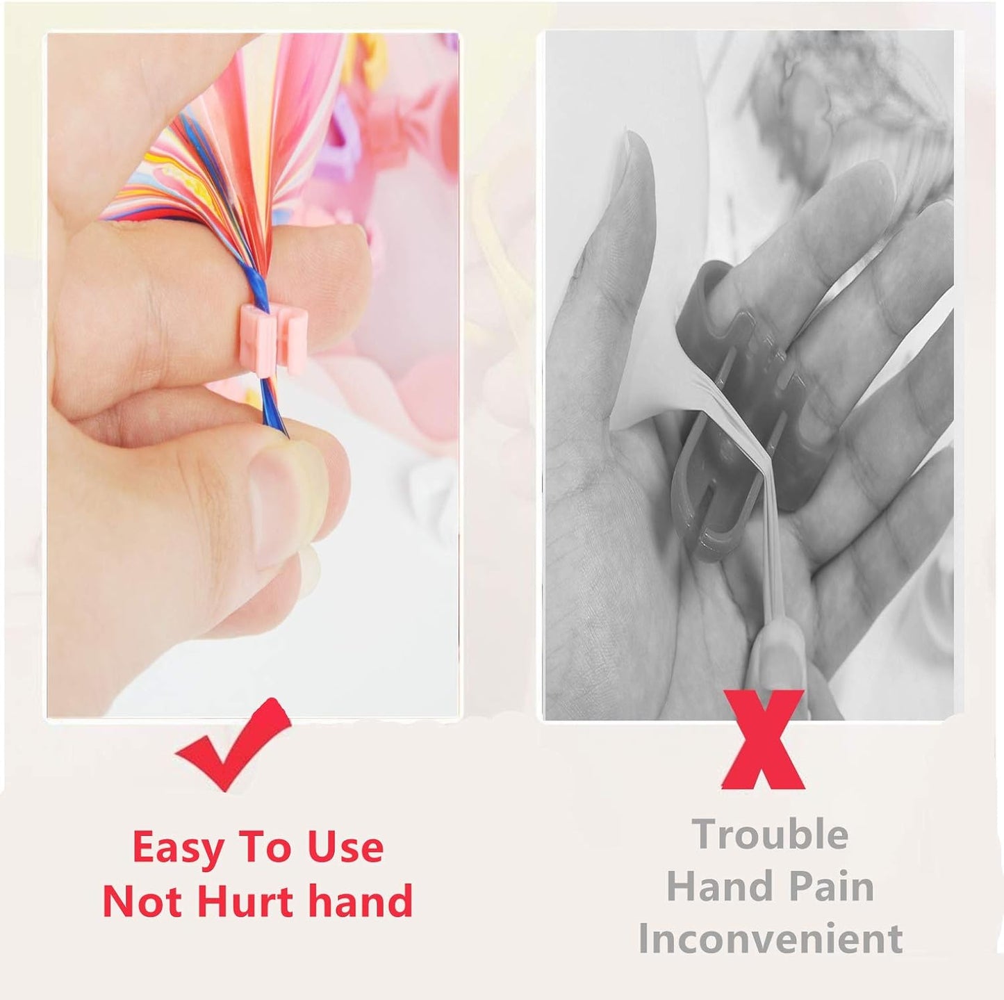 Balloon Clips 100PCS - Balloon Tying Tool with Faster Knotting