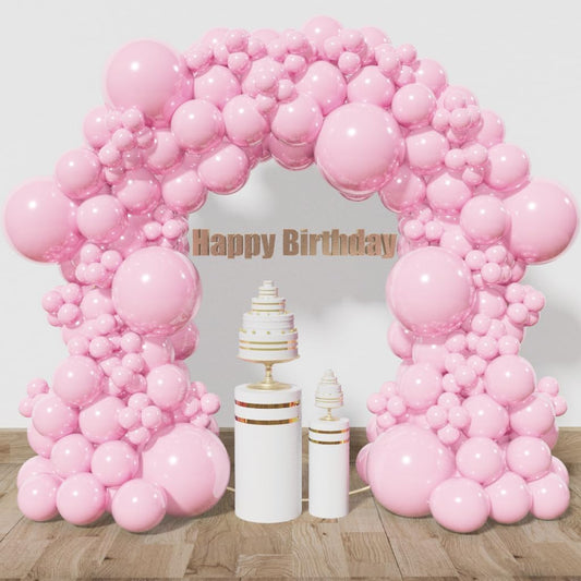 KAWKALSH Light Pink Balloon Arch Kit 111Pcs 18 12 5 Inch Latex Party Balloons Garland for Birthday Baby Shower Wedding Engagement Anniversary Christmas Party Decorations